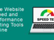 free website speed testing tools