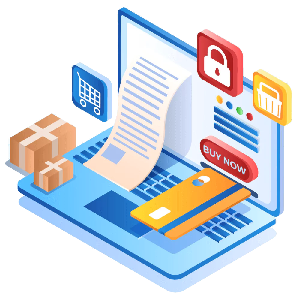 E-commerce Development Graphic