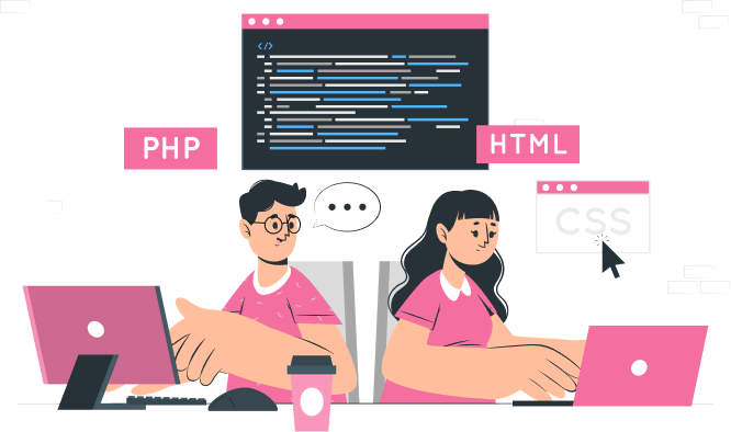 Hire PHP Developer Graphic