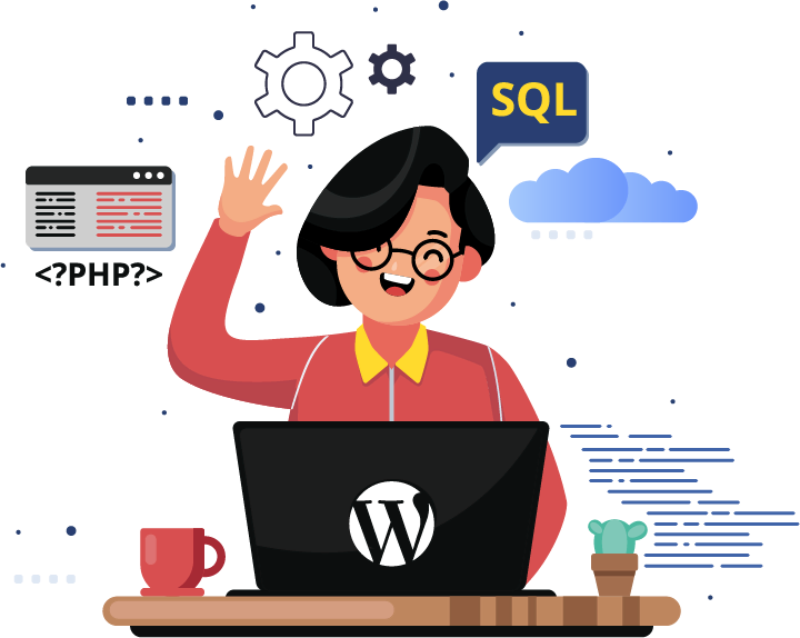  WordPress Developer Graphic