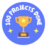 100 Project Done Icon