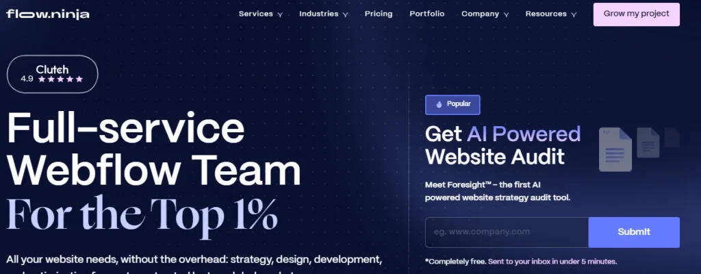 Webflow 3D animations design 