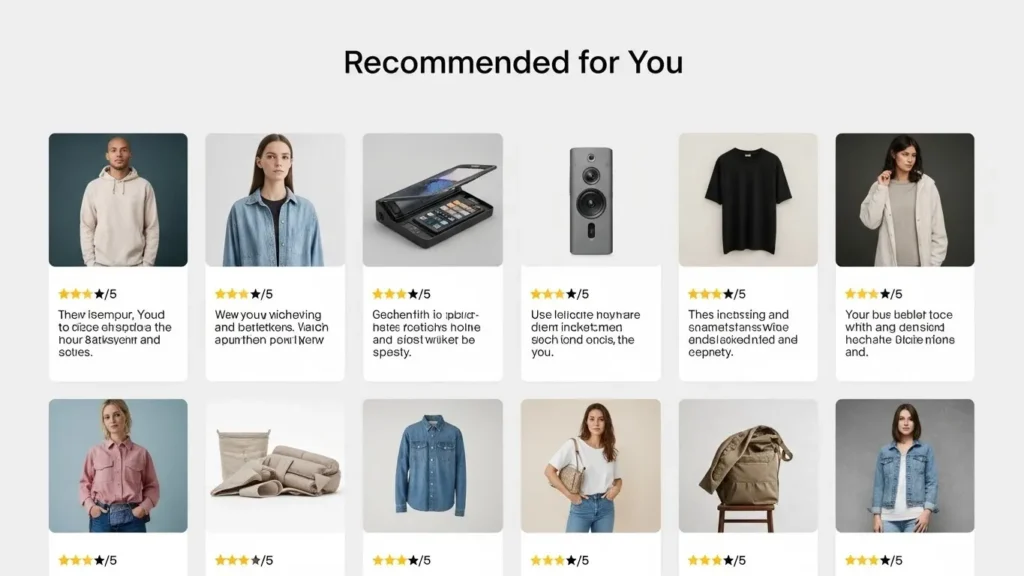 Dynamic Product Recommendation Section for E-Commerce Homepage