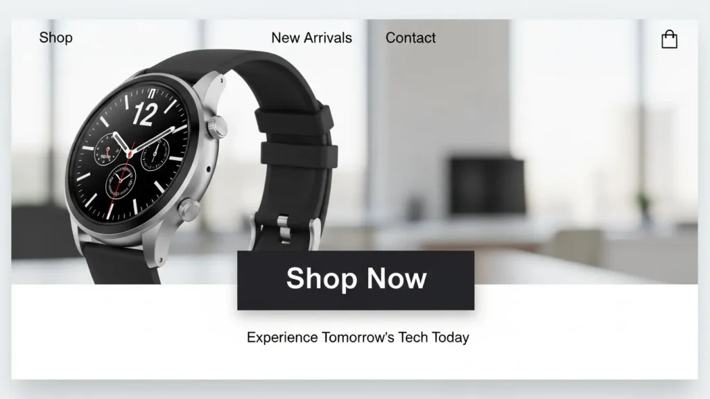 High-Converting E-Commerce Homepage