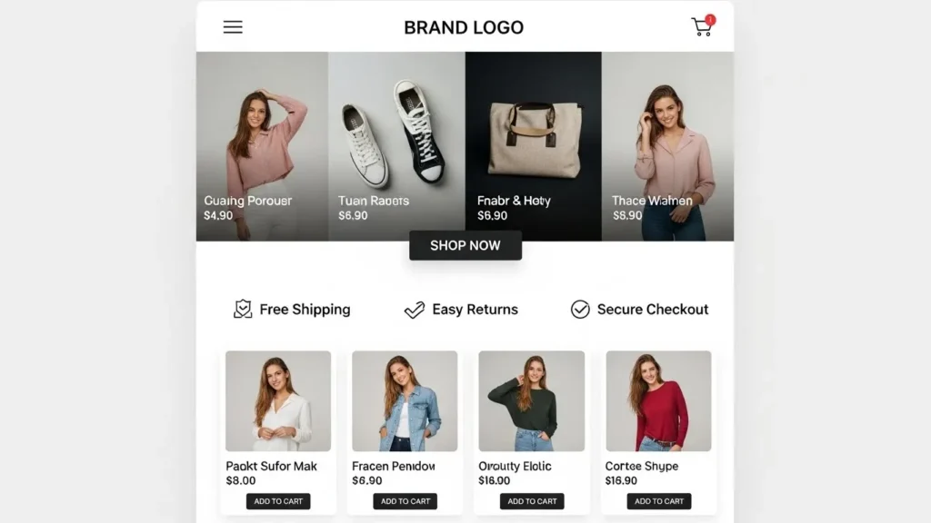 Mobile-First E-Commerce Homepage Design