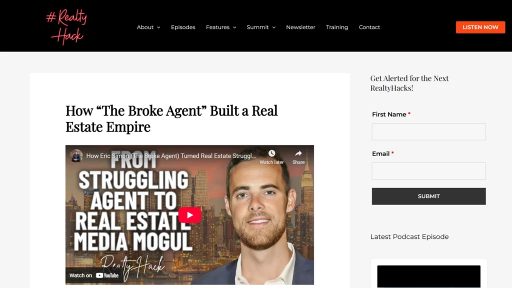 The Broke Agent Realty (Humorous Branding)